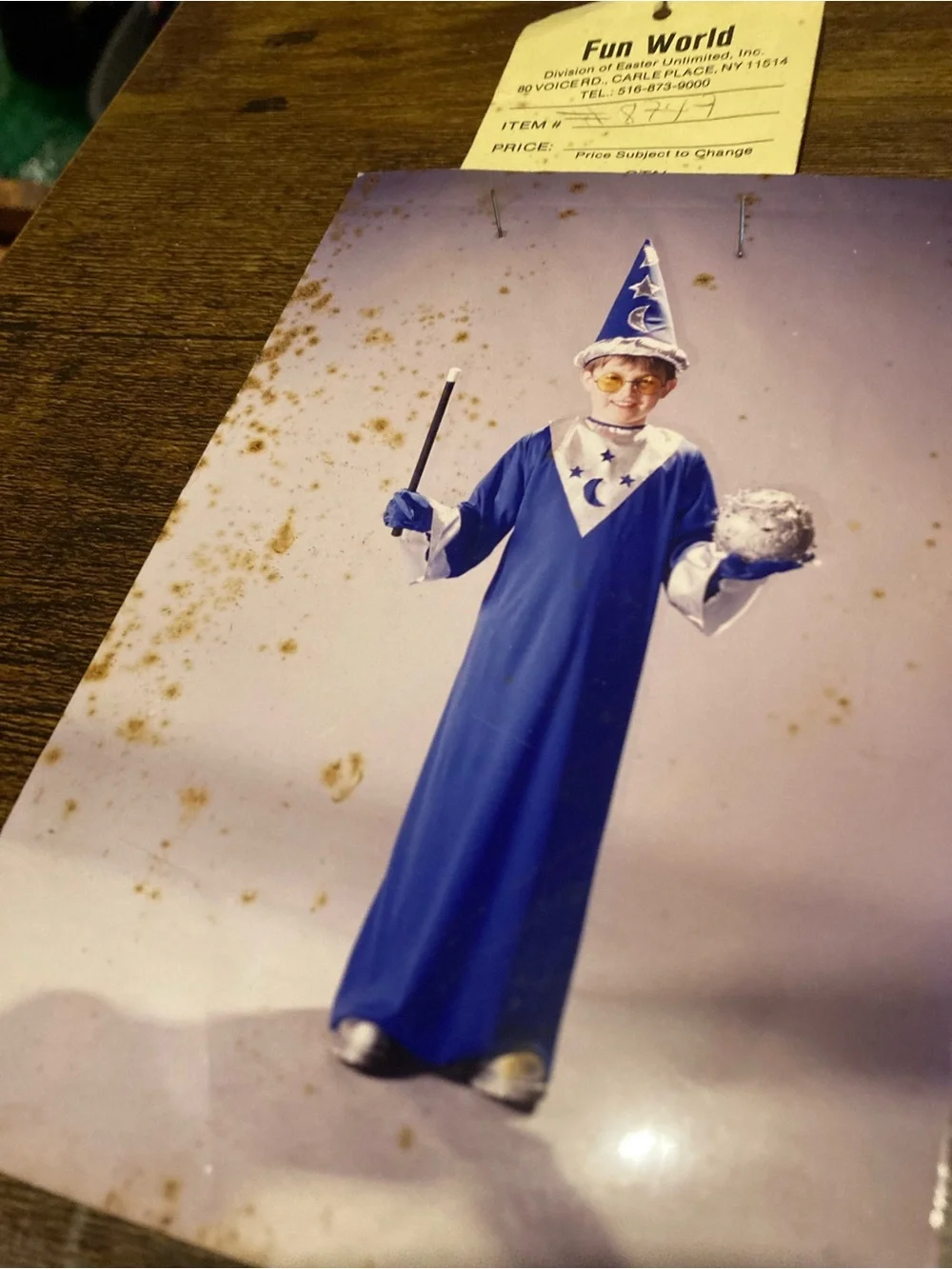 Vintage Fun World child wizard costume